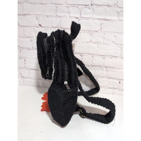 Penguin Children's Felt Wool Bag, Made in Nepal, Backpack Lined Felted Handmade - Picture 4 of 11